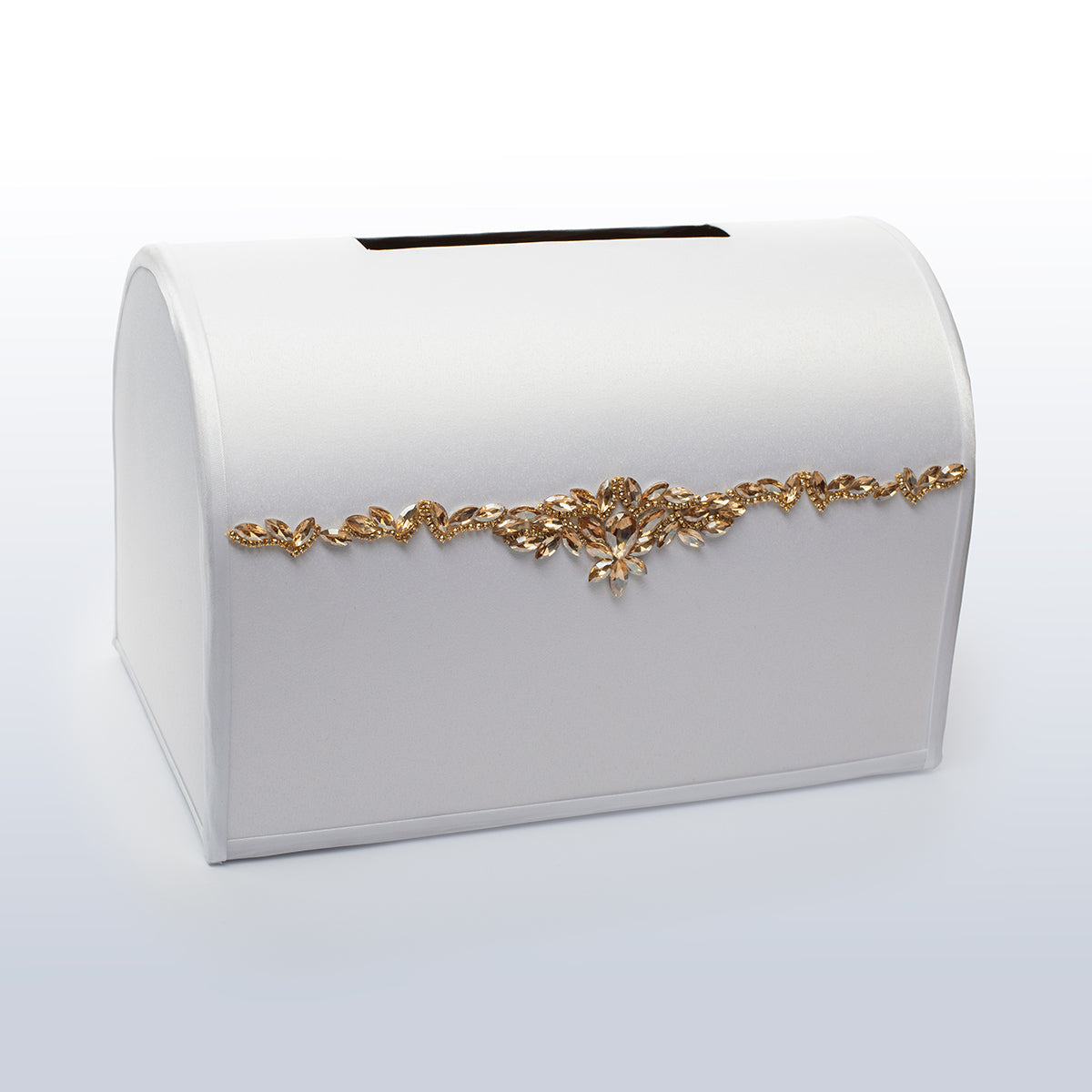 Kartenbox Paradise Weiß und Gold Hochzeit