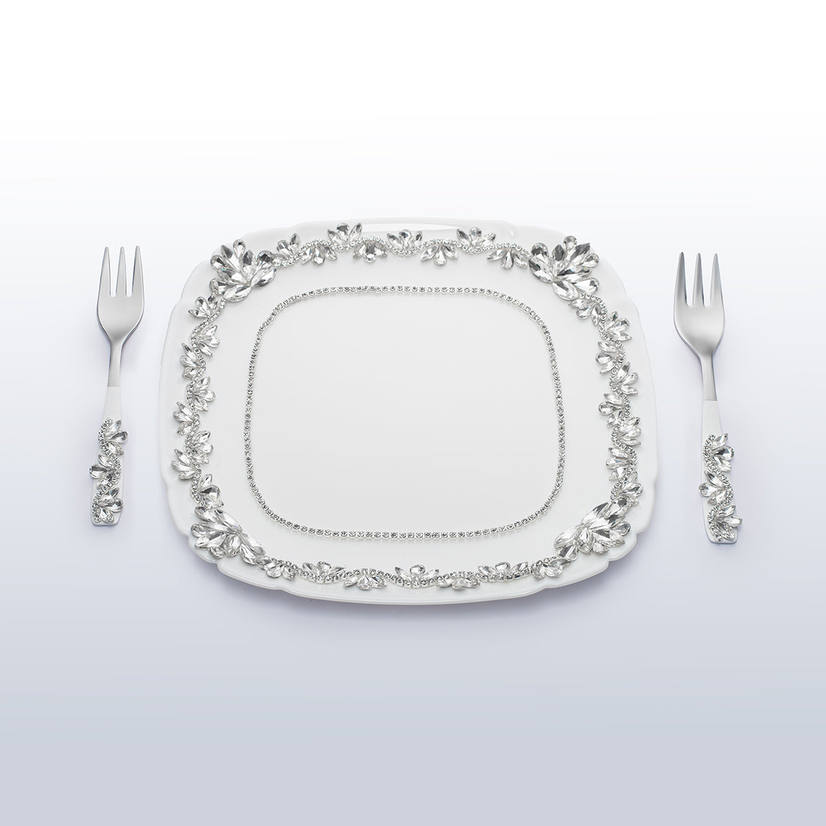 Hochzeitsteller Weiß Ideale Hochzeit, Personalisiert