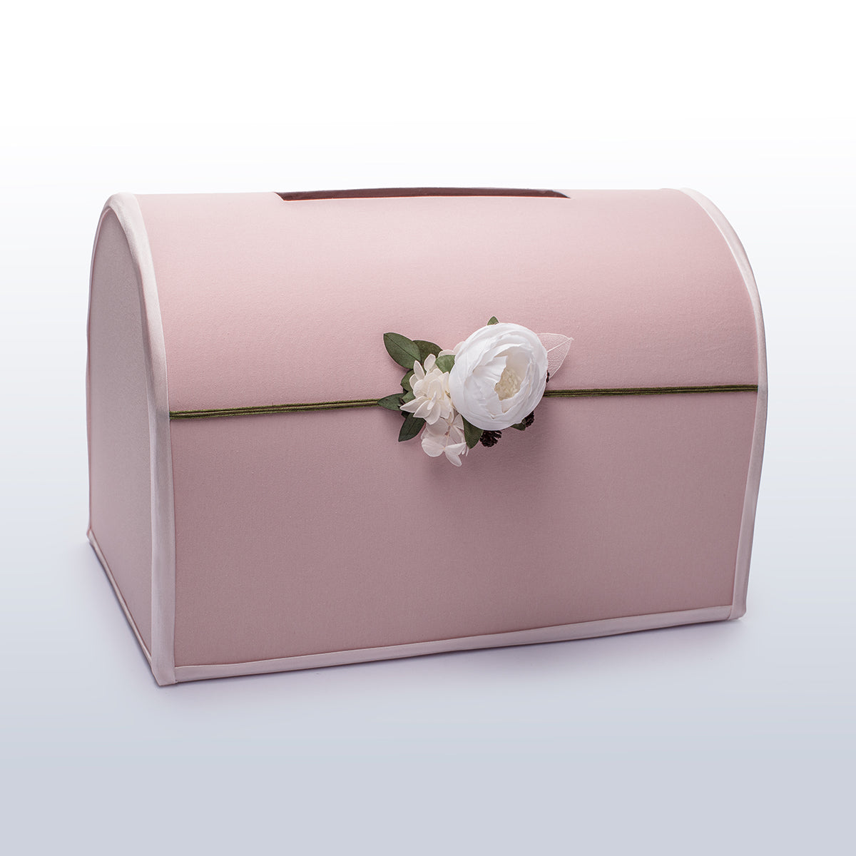 Hochzeitskartenbox Pfingstrose erröten rosa Hochzeit