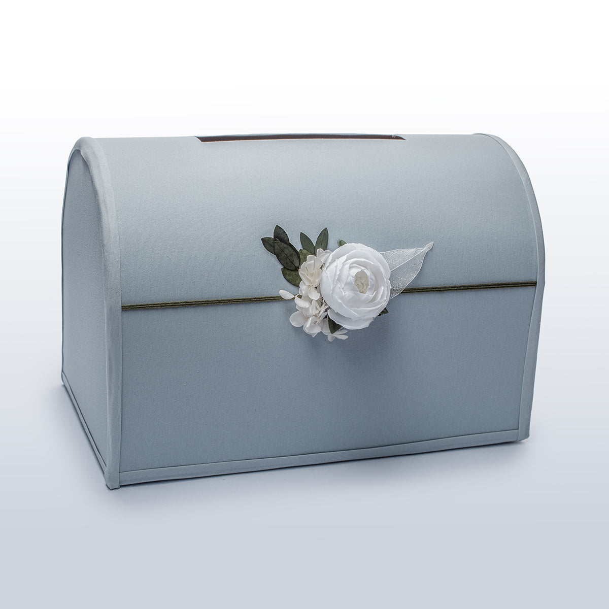 Kartenbox Hochzeit Dusty Blue Sanfte Hochzeit