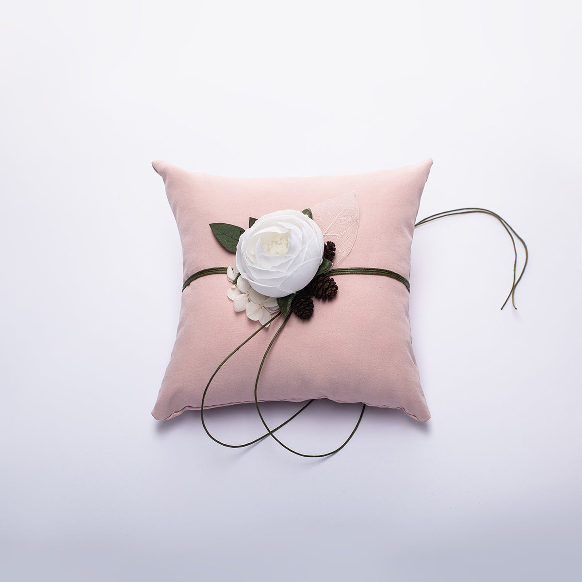 Ringkissen Blush rosa Pfingstrose Hochzeit