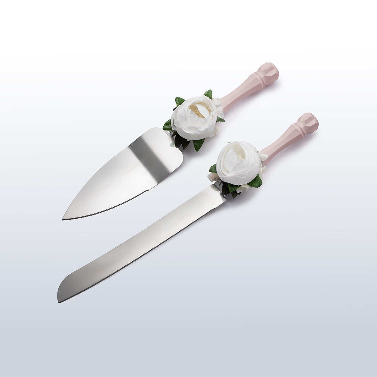 Tortenheber-Set Blush Pink Peony Hochzeit