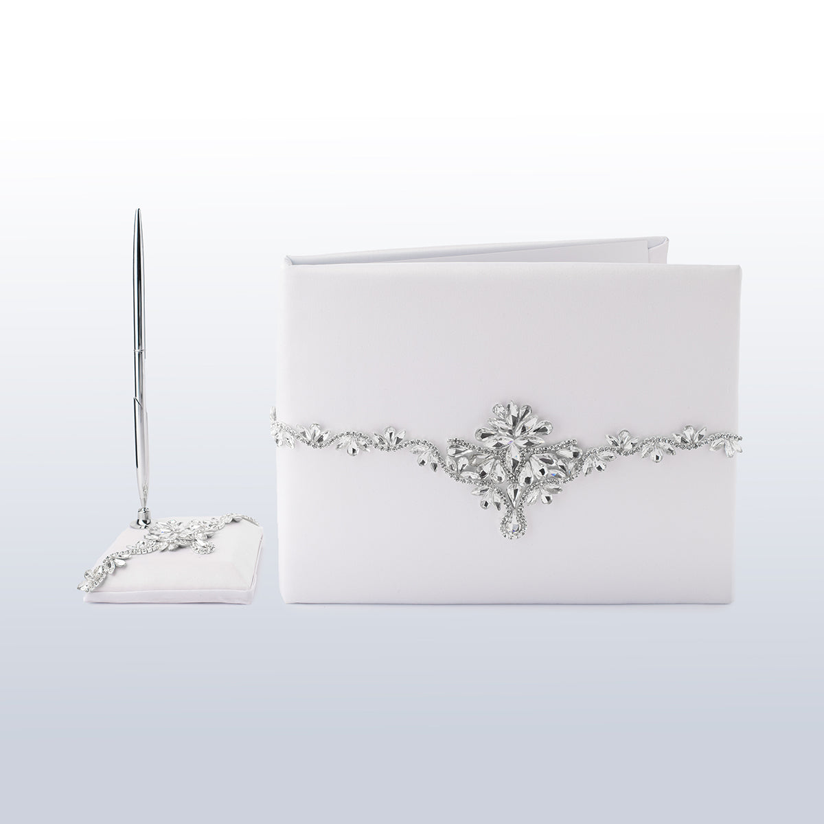 Guest book and pen White Ideal wedding