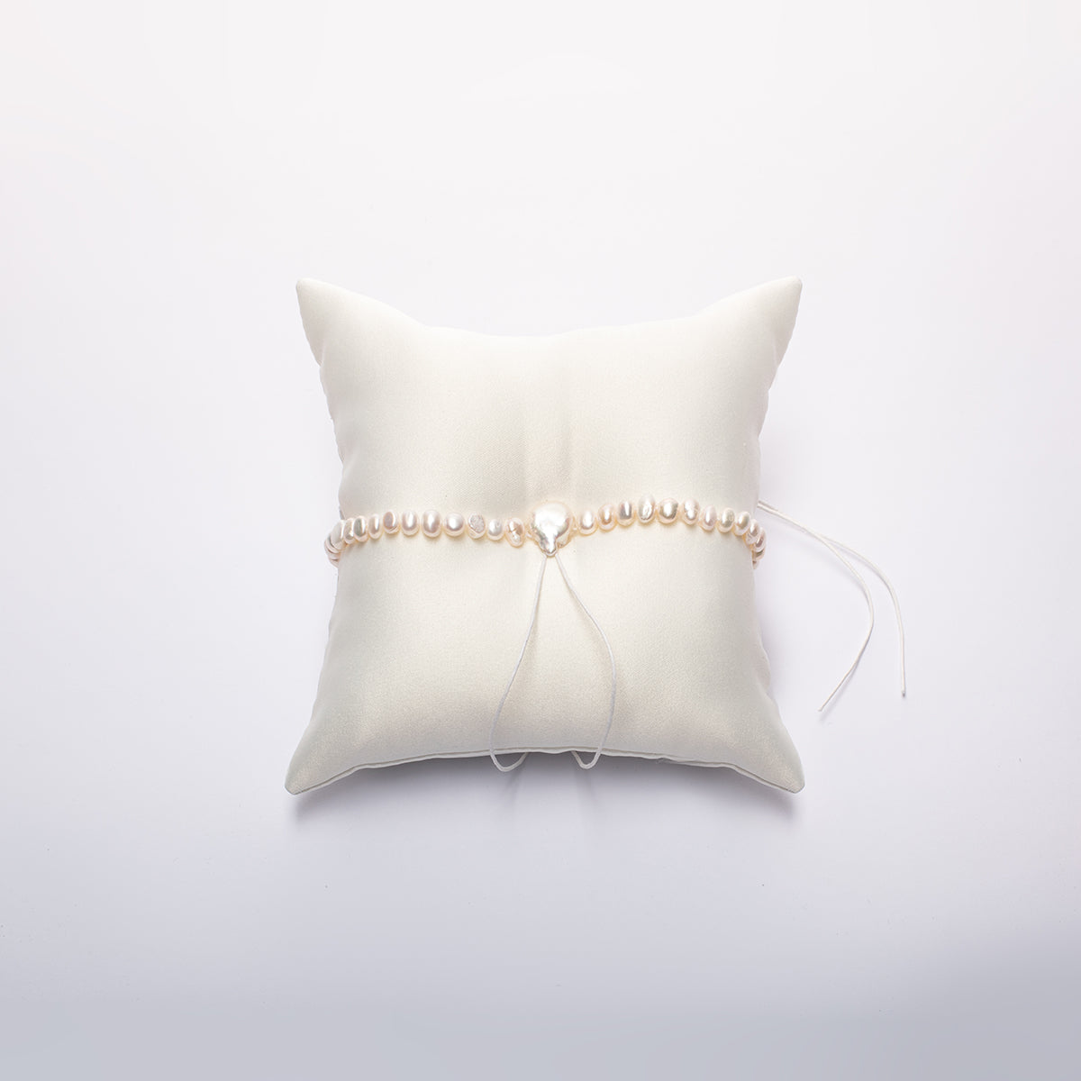Ring bearer pillow Pearl wedding, Personalized