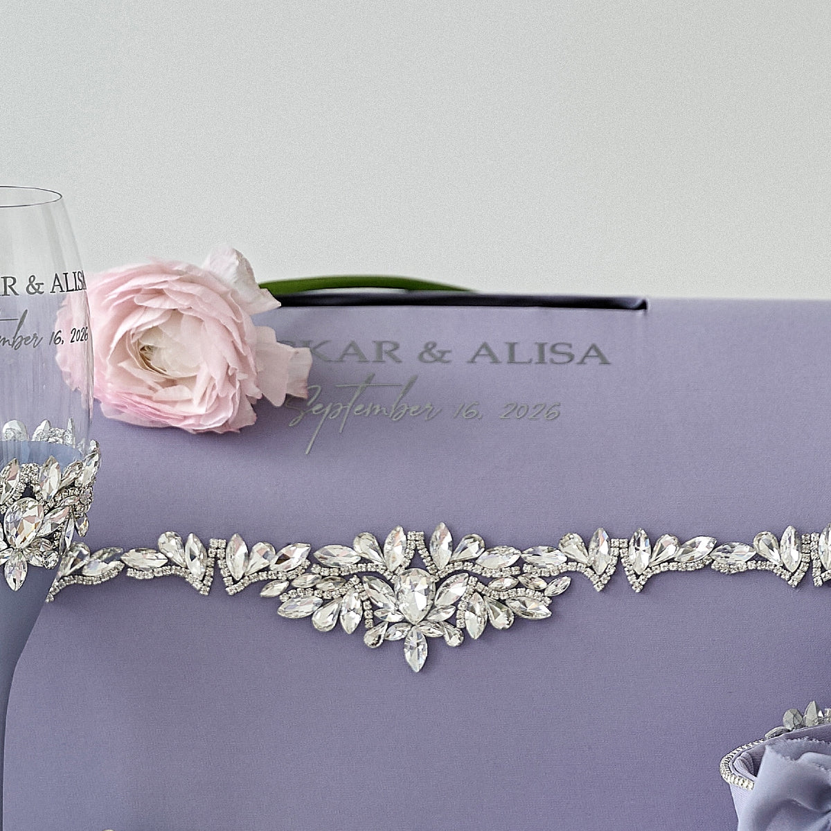 Hochzeitskartenbox Dream Lilac lila Hochzeit