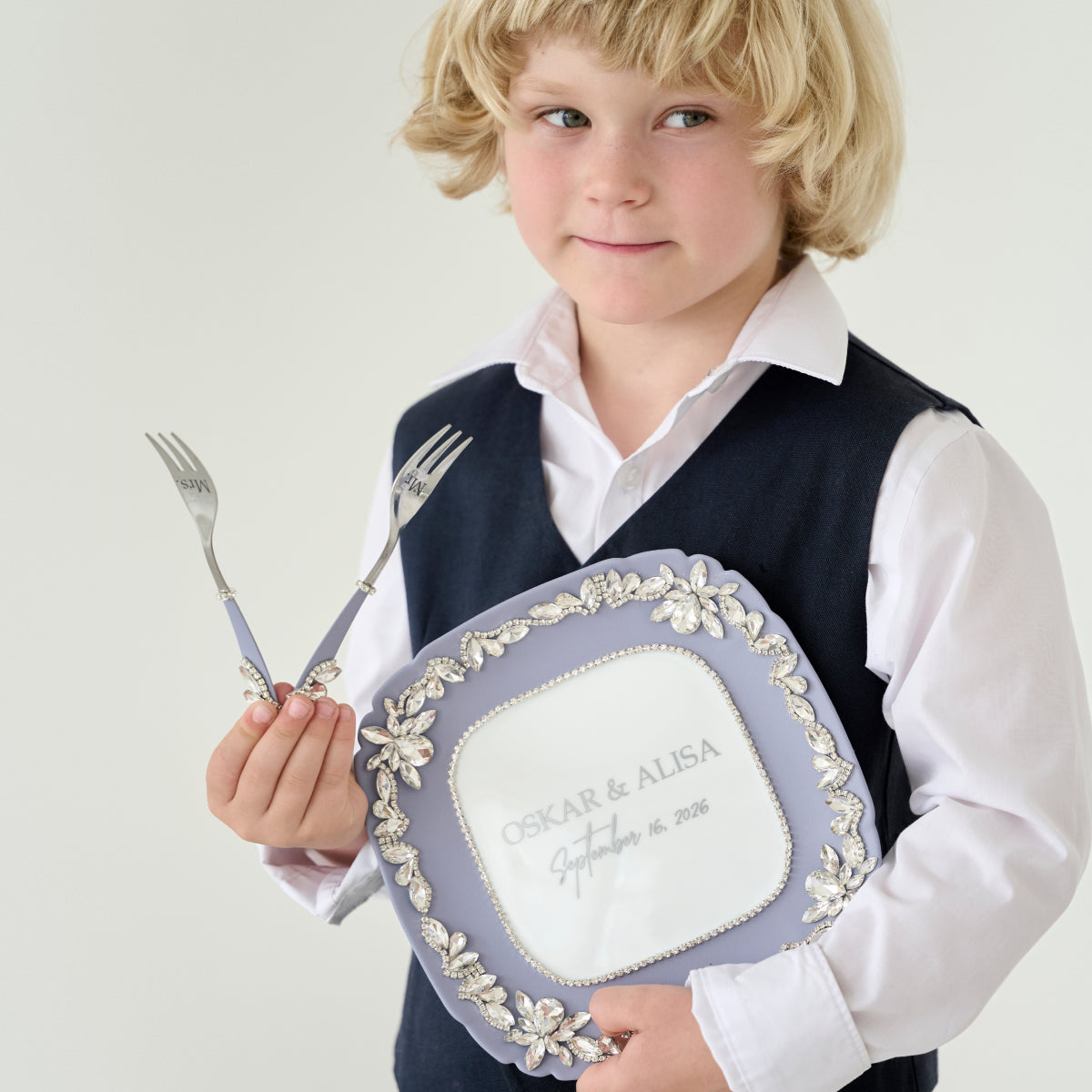 Purple Dream Hochzeitsset 17-teilig Personalisiert