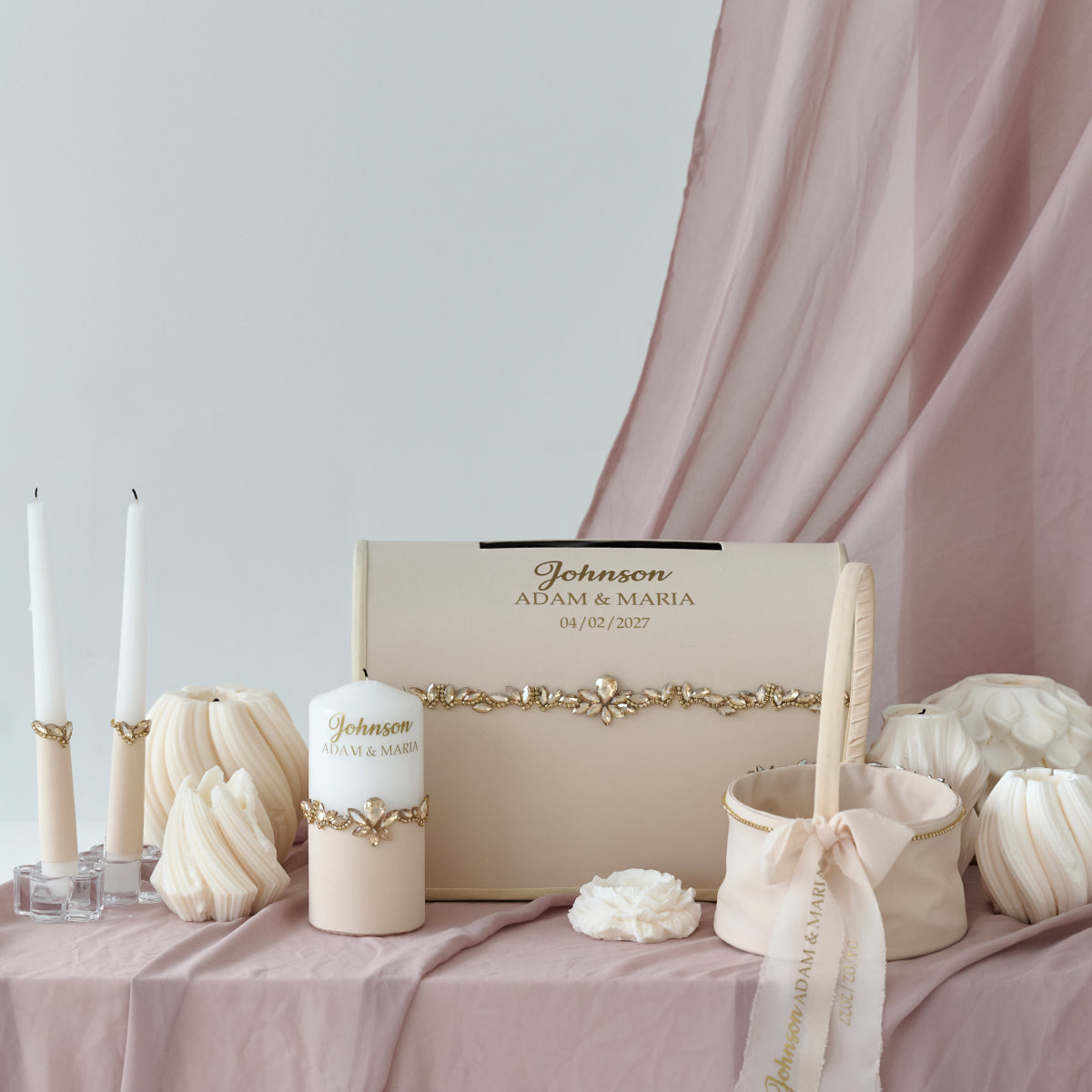 Kartenbox Eternity Beige Hochzeit