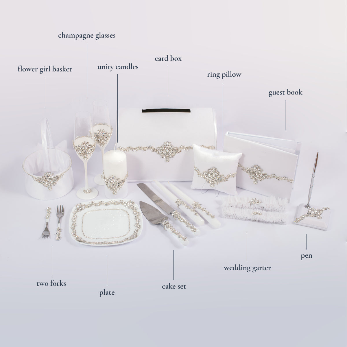 Guest book and pen White Ideal wedding