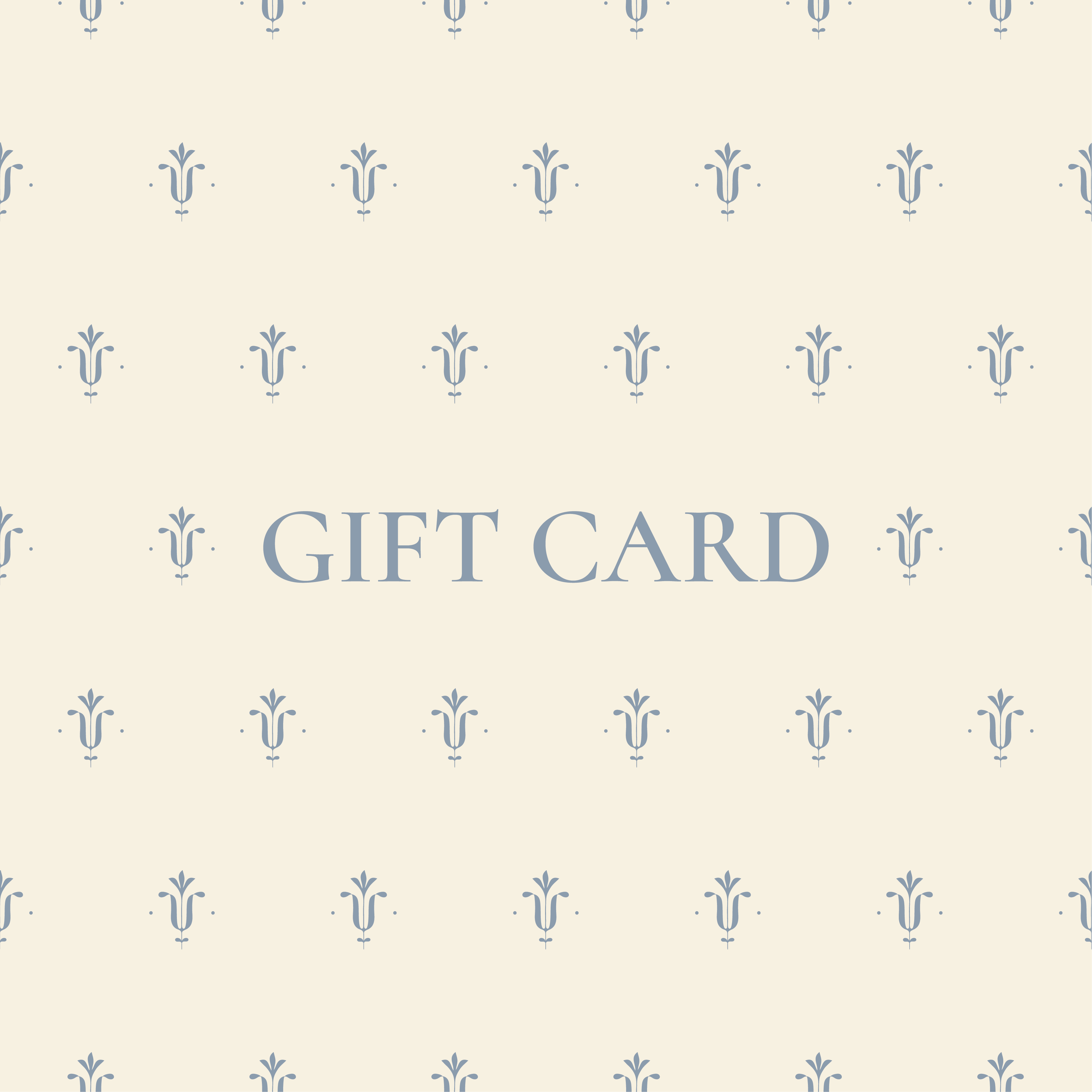 Physical gift card