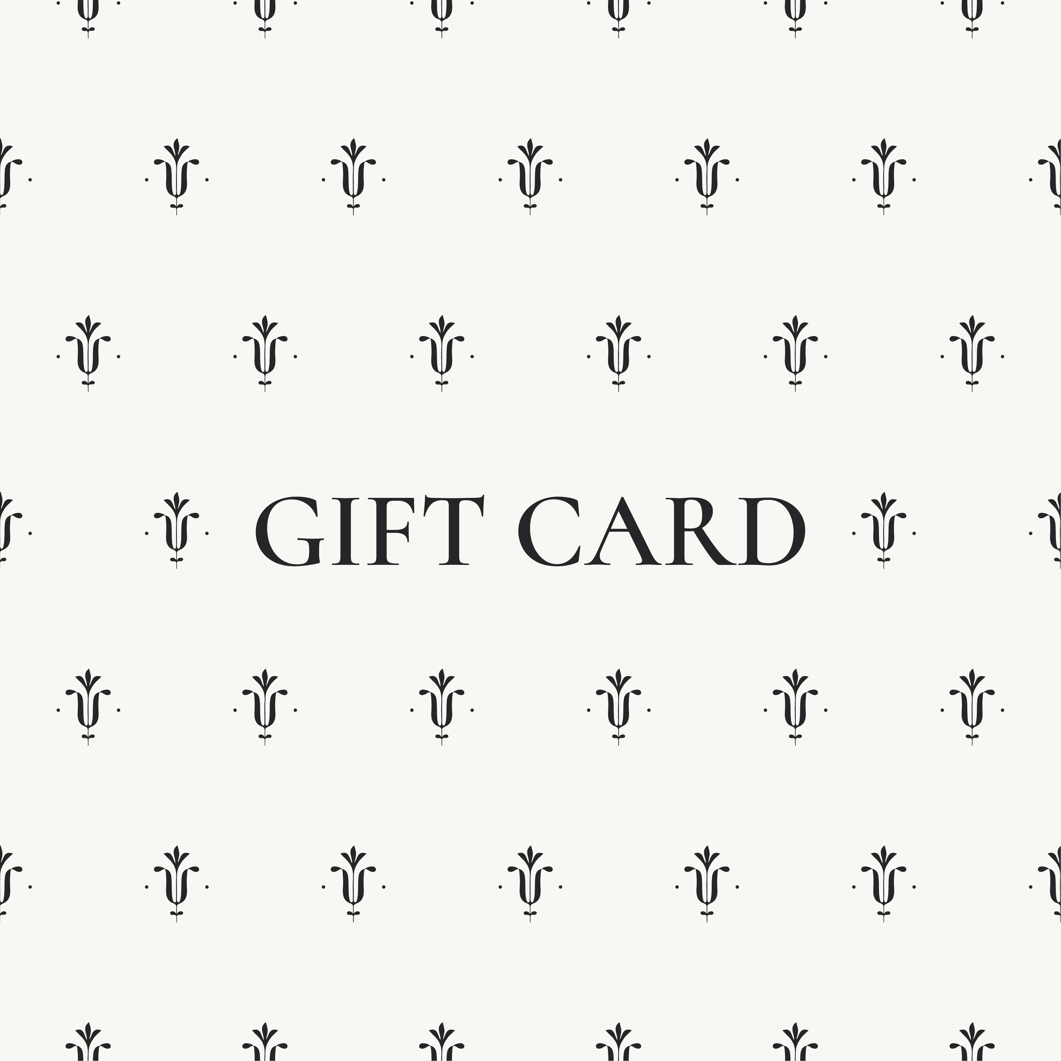 Physical gift card